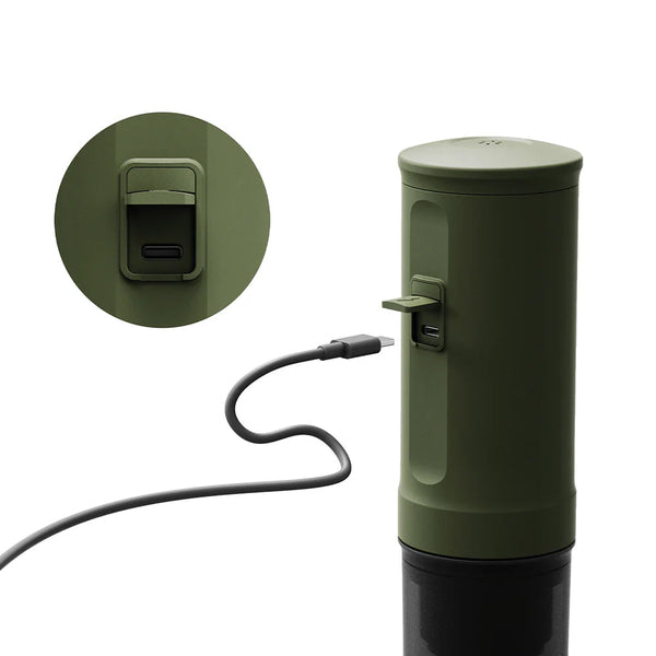 OutIn Nano Portable Espresso Machine (Forest Green) - Monkeyboard Coffee