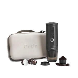 OutIn Traveler Nano Portable Espresso Machine Gift Set (Space Grey) - Monkeyboard Coffee