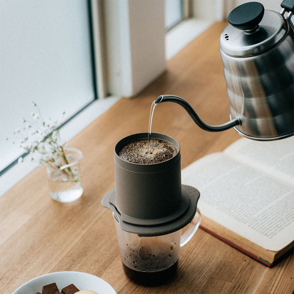 Comandante X25 Trailmaster Dune and Hario Cafe All Dripper BATON 01 Bundle - Monkeyboard Coffee