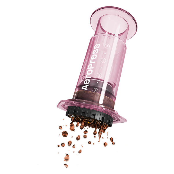 AeroPress Clear Coffee Maker (Pink) - Monkeyboard Coffee