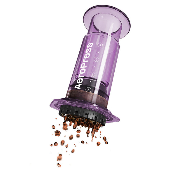 AeroPress Clear Coffee Maker (Purple) - Monkeyboard Coffee