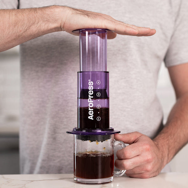 AeroPress Clear Coffee Maker (Purple) - Monkeyboard Coffee