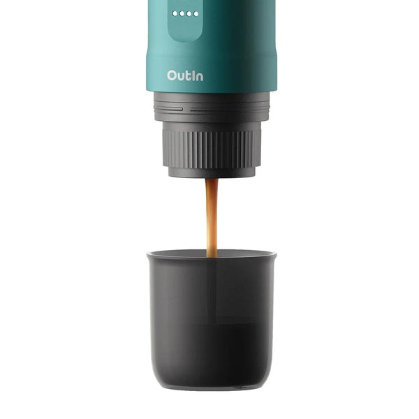 OutIn Nano Portable Espresso Machine (OutIn Teal) - Monkeyboard Coffee