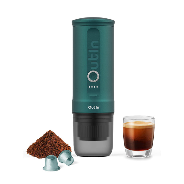 OutIn Nano Portable Espresso Machine (OutIn Teal) - Monkeyboard Coffee