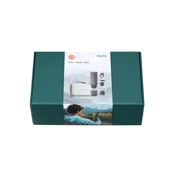 OutIn Traveler Nano Portable Espresso Machine Gift Set (Space Grey) - Monkeyboard Coffee